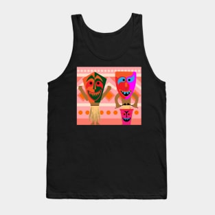 It's a Small World Tiki Guys Tank Top